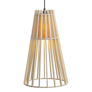 pendant lamp / traditional / birch / bamboo