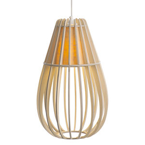 pendant lamp / traditional / birch / bamboo