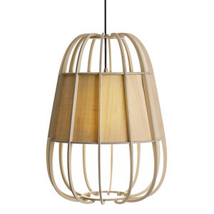 pendant lamp / traditional / birch / bamboo