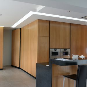 swing door / aluminum / interior / decorative