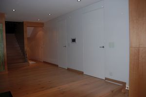 swing door / aluminum / interior / glazed