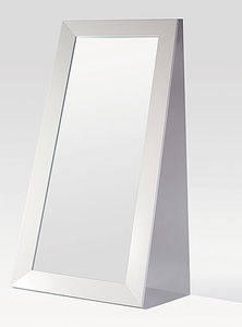 wall-mounted mirror / contemporary / rectangular / for hairdressers