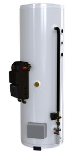 solar water heater / free-standing / vertical / sanitary