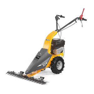 gasoline engine walk-behind cultivator / with gauge wheels