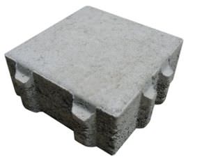 concrete paver / drive-over / permeable / outdoor