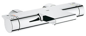 bathtub mixer tap / shower / wall-mounted / chrome