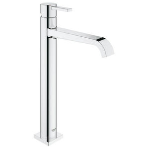 washbasin mixer tap / chromed metal / bathroom / 1-hole