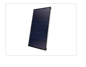 flat solar thermal collector / for water heating / for heating / for roofs