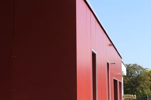 ventilated facade cladding / HPL / smooth / panel