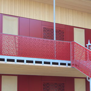 ventilated facade cladding / in wood fiber / smooth / panel