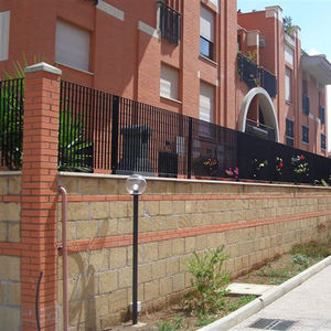 industrial fence / metal grid / galvanized steel / modular