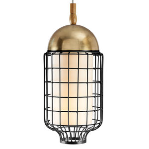 pendant lamp / contemporary / cotton / copper