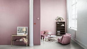 contemporary wallpaper / plain / pink / red