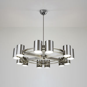 contemporary chandelier / metal / handmade