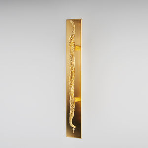 door handle / metal / classic / gold finish