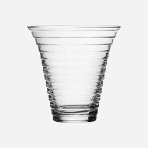 contemporary vase / glass