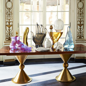 side table / traditional / metal / round