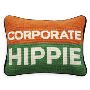 rectangular cushion / patterned / wool