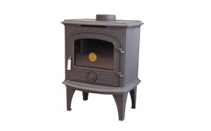 wood heating stove / traditional / cast iron