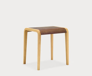 contemporary stool / wooden / bentwood