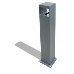 pedestal ashtray / steel / for outdoor use / for public spaces