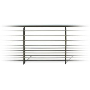 stainless steel railing / bar / outdoor / for stairs