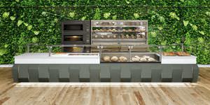 refrigerated display counter / for restaurants / for shops / for pastry shops