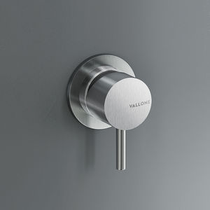 shower mixer tap / for bathtubs / wall-mounted / stainless steel