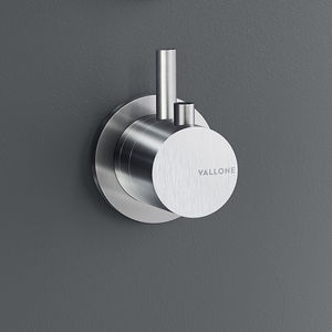 shower mixer tap / for bathtubs / wall-mounted / stainless steel