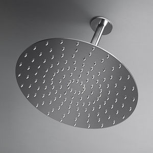 wall-mounted shower head / ceiling-mounted / round / rain