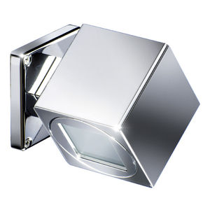 contemporary wall light / aluminum / LED / square