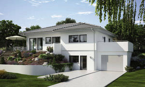 bungalow type house / passive / contemporary / with hipped roof
