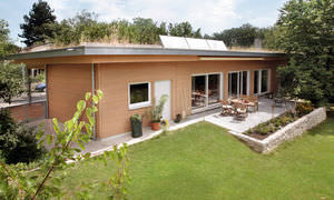 passive house / contemporary / Douglas fir / two floor