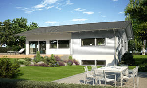 passive house / contemporary / two floor / energy-efficient