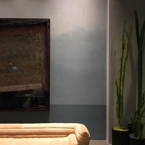 contemporary wallpaper / fabric / plain / hand-painted