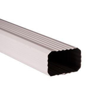 rectangular roof gutter / copper / aluminum