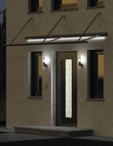 entrance canopy / glass / metal