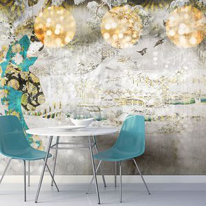 original design wallpaper / polyester / vinyl / floral