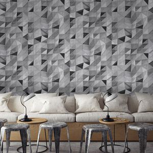 contemporary wallpaper / vinyl / geometric pattern / non-woven