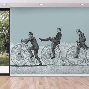 contemporary wallpaper / vinyl / urban motif / panoramic