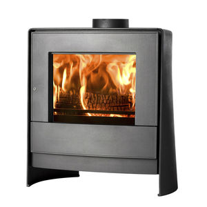 wood heating stove / contemporary / cast iron