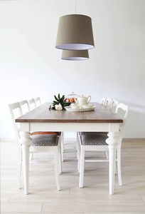 dining table / rectangular / Provencal / oak
