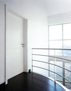interior door / swing / wooden / lacquered