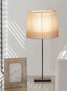 table lamp / contemporary / fabric / beige