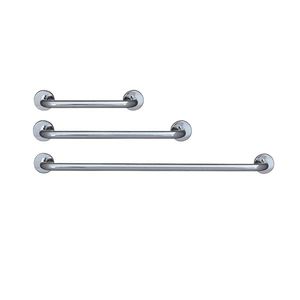 metal grab bar / straight / wall-mounted / commercial