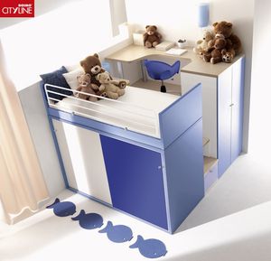 single bed / contemporary / with storage compartment / boy's