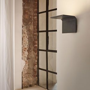 contemporary wall light / outdoor / metal / LED