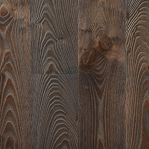 engineered parquet floor / glued / chestnut / natural oil