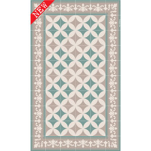 contemporary rug / geometric / vinyl / rectangular
