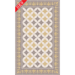 contemporary rug / geometric / vinyl / rectangular